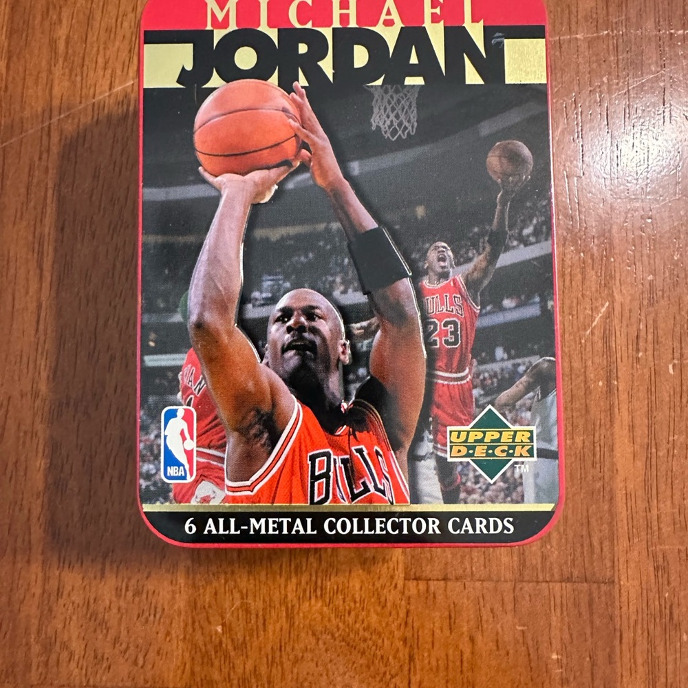 Michael Jordan Collector Cards Sealed - Red and Black
